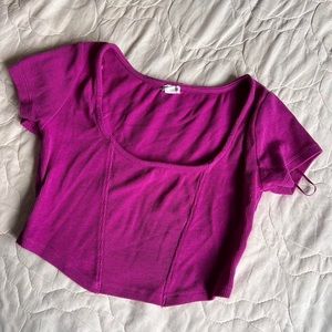 Garage purple tee